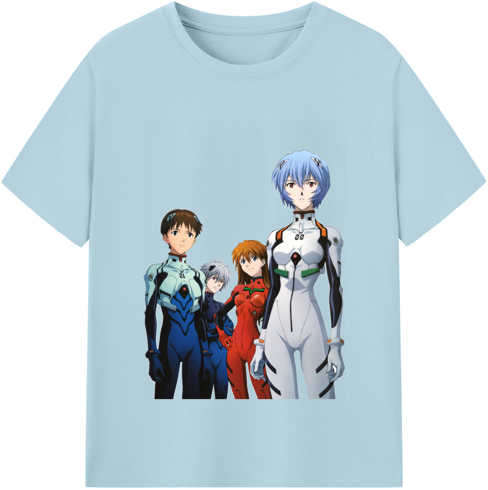 （画像用） EVA 新世紀エヴァンゲリオン 綿100％半袖Tシャツ（フロントプリント）